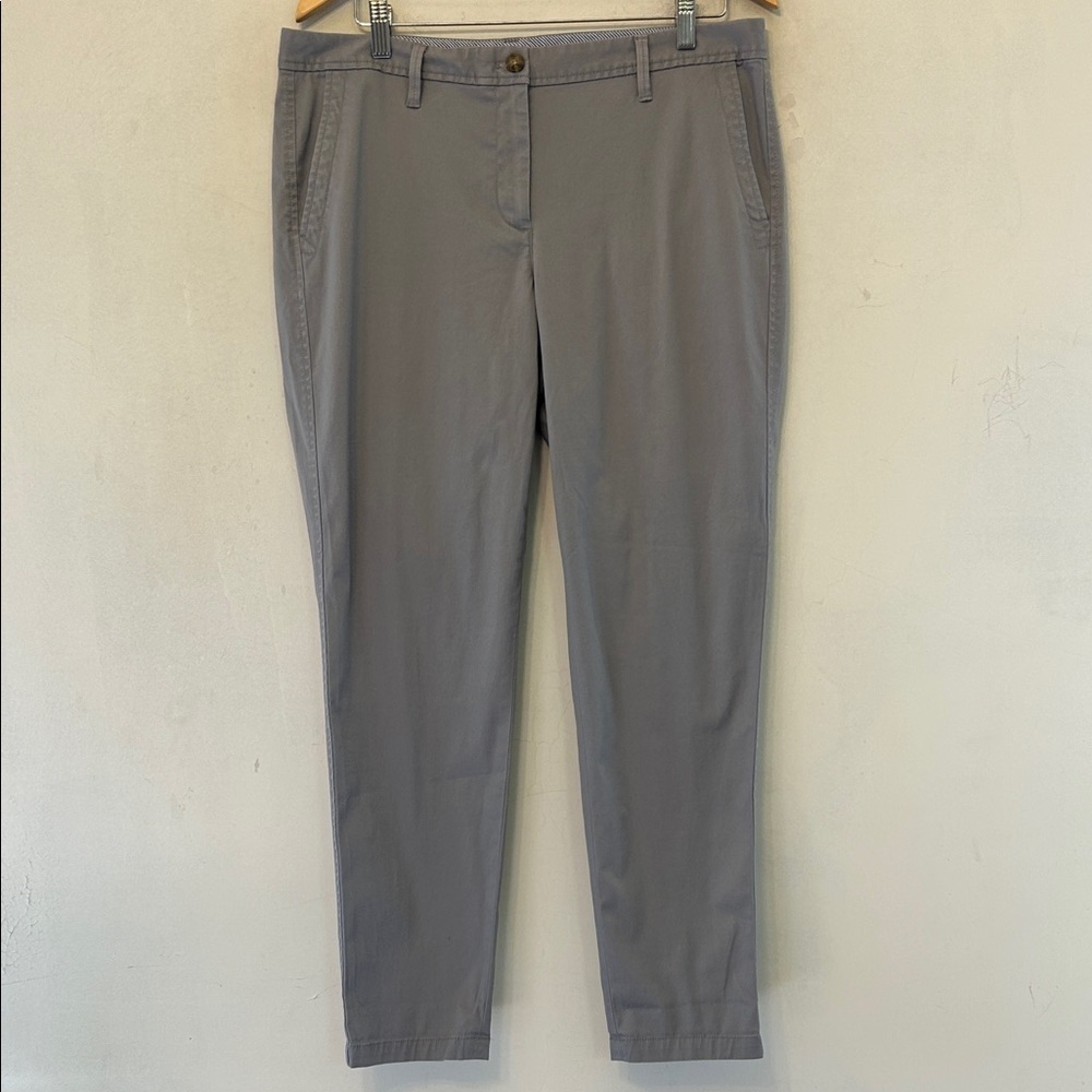 Talbots gray girlfriend chinos Size 10 EUC